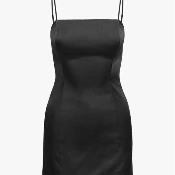 Aritizia Ten Shimmer Satin Dress 2 - Picture 3 of 4